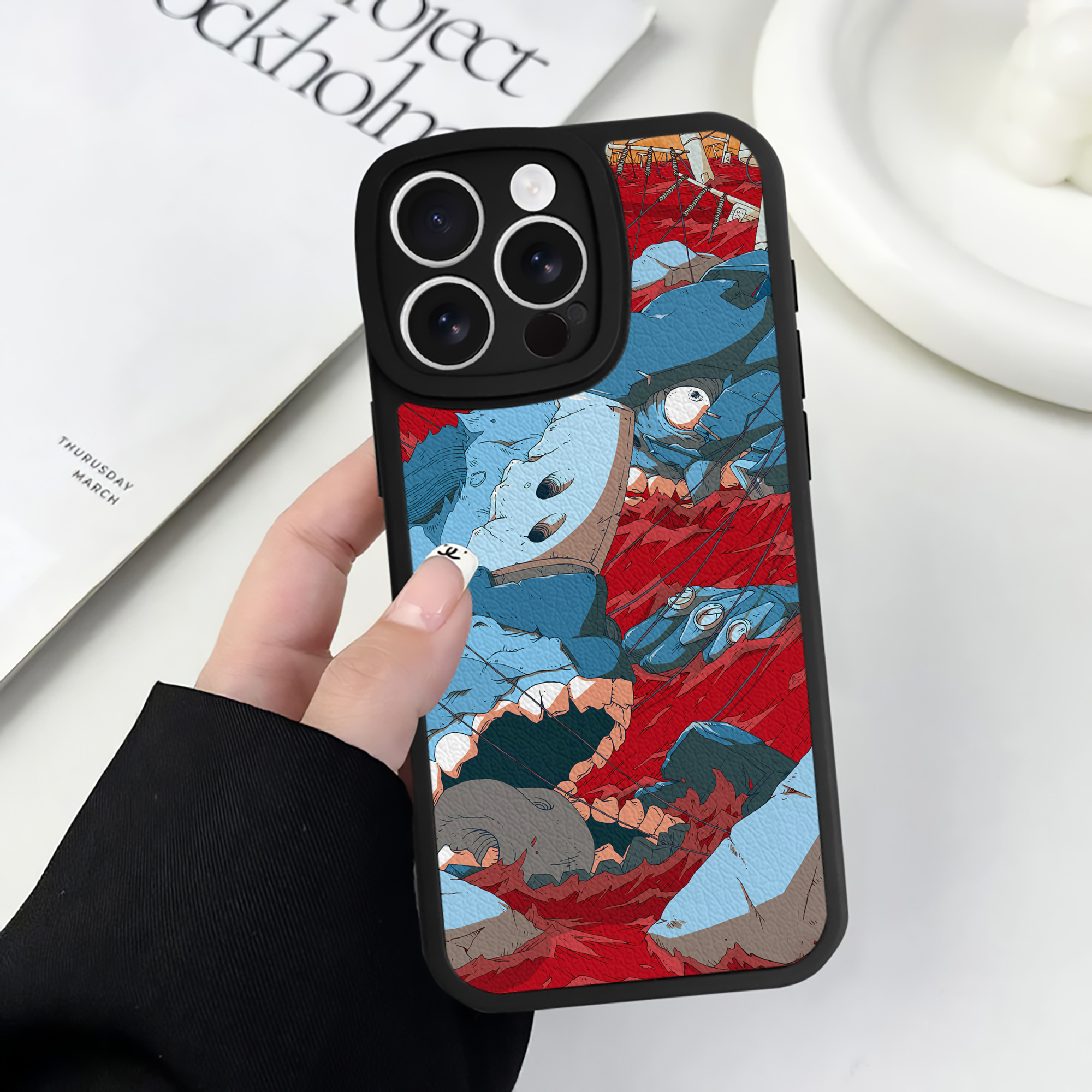 （画像用） EVA 新世紀エヴァンゲリオン 【iPhone 16シリーズ対応】シリコンスマホケース（レザー調） 材質：シリコン